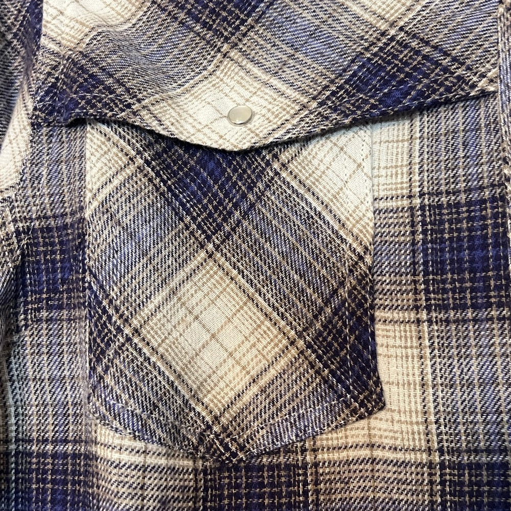 CANYON GUIDE OUTFITTERS WOMENS PINK PLAID FLANNEL BUTTON DOWN - Picture 5 of 15